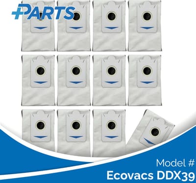 Ecovacs DDX39 Stofzakken (12 Stuks, Plus.Parts® alternatief voor DDB030025)