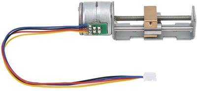 Dailygoody - Mini Lineaire Loodschroef - Stappenmotor - Compacte Schuif Tafel Slider - 34mm Slag - 2 Fase 4 Draads - Voor Precisiewerk - Geschikt voor
