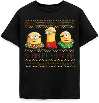 Minions Ugly X-mas Blah T-Shirt Kinderen