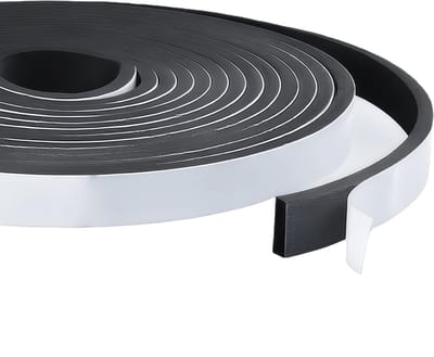 Dikke Zelfklevende Schuimafplaktape voor Raam- en Deurisolatie, Geluid- en Warmte-isolatie, Zwart, 5 m x 15 mm x 5 mm