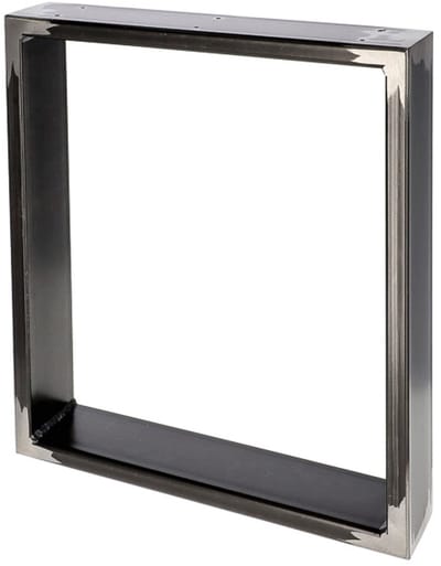SEART KWADRO Serie - Stalen Tafelonderstel - 40x45 cm - Loft Design