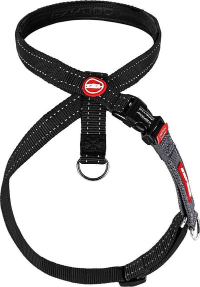 EzyDog Crosscheck Hondentuig - Harnas voor Honden - M - Zwart