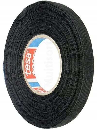 Tesa textieltape 9 mm x 15 m - Elektrische bundels en auto-industrie