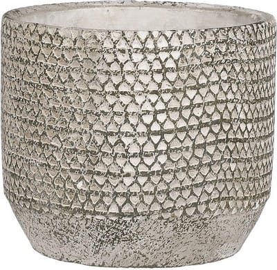 MICA DECORATIONS JACK BLOEMPOT - H10,5 X Ø12,5 CM - GROEN