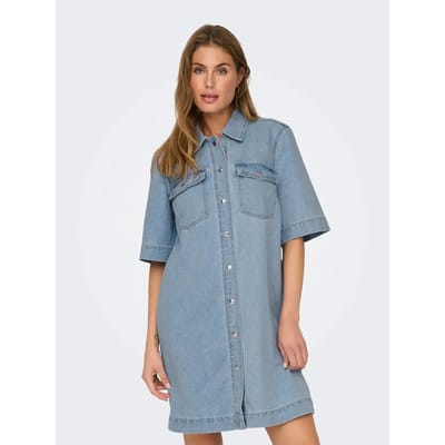 ONLY Denim jurk ONLBELLE Korte jurk