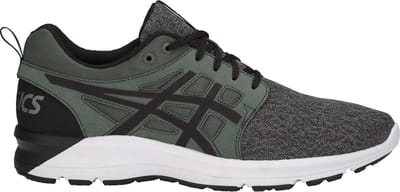 Asics Sportschoenen - Maat 43.5 - Vrouwen - army groen/zwart