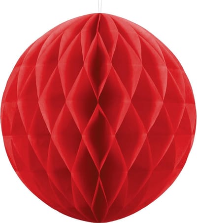 Honeycomb Bal Rood 30cm