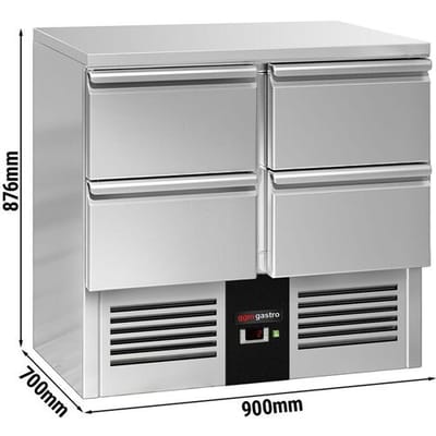 GGM Gastro Kühltisch PREMIUM - 900x700mm - 4 Schubladen