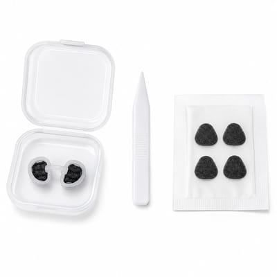 Xenovia Neusfilters - Siliconen Neusfilters allergie & hooikoorts - Inclusief 4 Actieve Koolstoffilters & opbergdoosje + Pincet - neusfilter stof