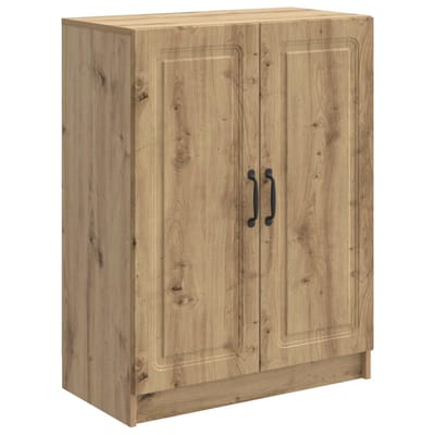 vidaXL - Dressoir - Artisanaal - eiken - 66 - x - 34,5 - x - 87 - cm - Bewerkt - hout