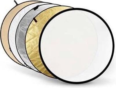 Godox reflectieschermen 5-in-1 Gold, Silver, Soft Gold, White, Translucent - 80cm