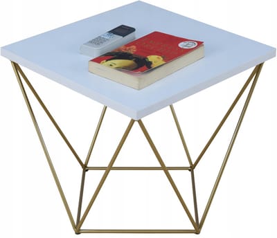 FutuStal - Draden Tafel - Zwart - Biały Mat