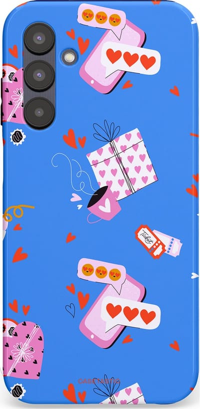 Casetastic Hoesje Geschikt voor Samsung A25 - Stijlvolle Beschermende Duo-layer Case - Romantische Date