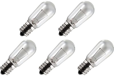 Signaallamp E12 24V 6W - 250 mAh - 5 stuks - S19 Gloeilamp Ø19mm - 46mm - 2500K - Dimbaar