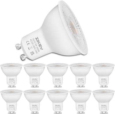 GU10 LED lamp 5W Warm Wit Dimbaar 3000K 450LM – Vervangt 60W Halogeenlampen – Verpakking van 10
