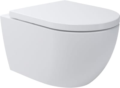 Hangend Toilet - Wandtoilet - Hygiënisch Reinigen - Randloos Tornado Spoelen - Wit