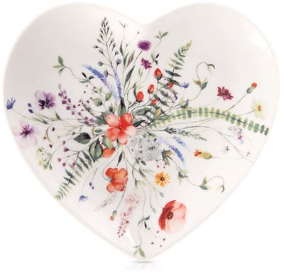 Dessertbord Porselein Hart KLAPROZEN 17,5x17 cm - Taart Bordjes - Bord - Ontbijtbord - Borden