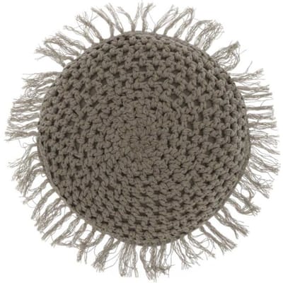 Unique Living - Kussen Tufo 45cm Ø Chateau Grey