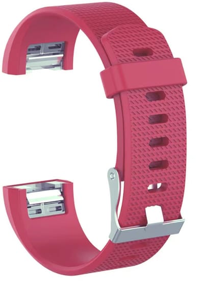 Roze bandje geschikt voor Fitbit charge 2 - Horlogebandje - Bandje geschikt voor Fitbit - Fitbit Charge 2 Sportbandje - Roze - Large - Horlogeband - Excl. fitbit - Armband -Polsband - CHPN