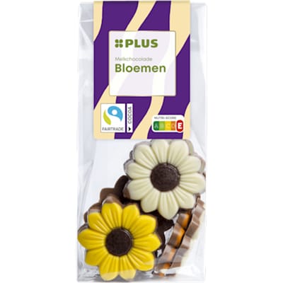 Chocoladefiguren bloemen melk