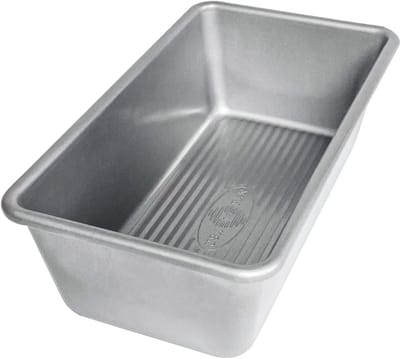 Broodvorm - Bakblik - Brood Bakken - Geribbelde Textuur - 21.5 x 11.5 cm - Grijs