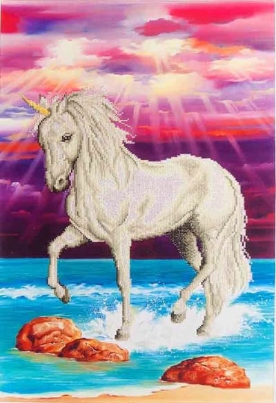 DIAMOND DOTZ Eenhoorn - Diamond Painting - 11.837 Dotz - 77x51 cm