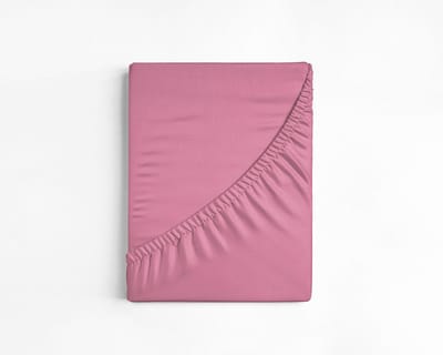 Dreamhouse Katoen Hoeslaken - 70x200 cm - Roze - Eenpersoons