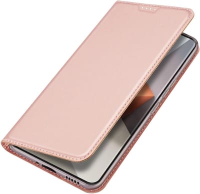 Dux Ducis - Telefoon Hoesje geschikt voor de Xiaomi Redmi Note 13 Pro Plus 5G - Skin Pro Book Case - Roze