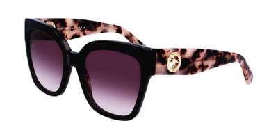 Longchamp LO717S N Dark havana 55/21/140 WOMAN Zonnebrillen