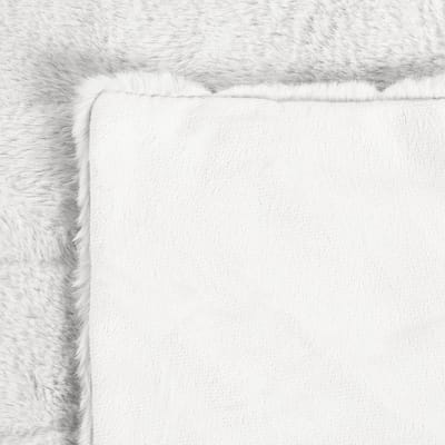 CHAAB - Plaid - Gebroken wit - 200 x 220 cm - Polyester