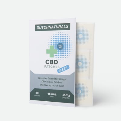CBD Slaap Pleisters - Voor Nachtrust & Slapen - Constante Dosis CBD Snachts - 15mg CBD per Pleister - 30 Stuks