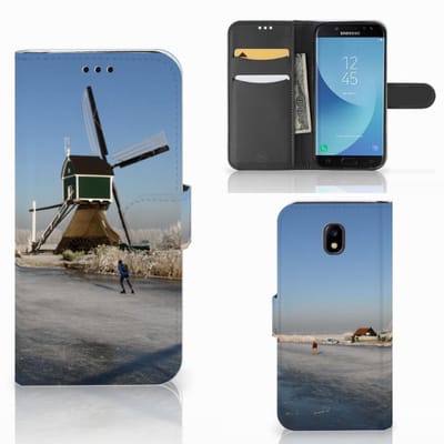 Samsung Galaxy A30 Flip Cover Schaatsers