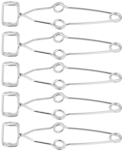 Dailygoody - Testbuis Klem - 5-delige set - Met veermechanisme