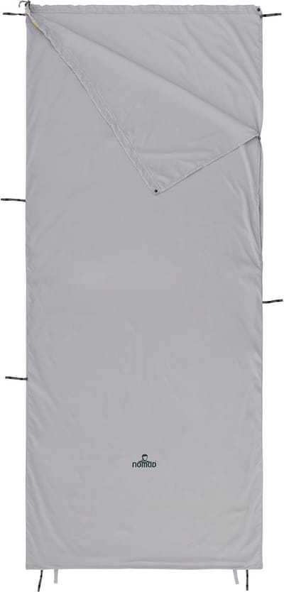 NOMAD® Lakenzak Liner Premium | Grijs | Reislaken 190x80 cm | Incl Hoes