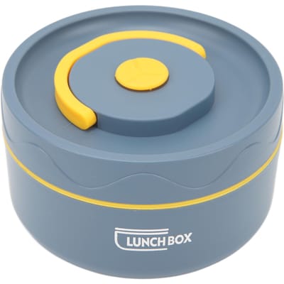Thermische Kookpot 440ml 304 Roestvrij Staal Dubbellaags Draagbaar Ronde Vorm Thermische Lunchcontainer Type 2