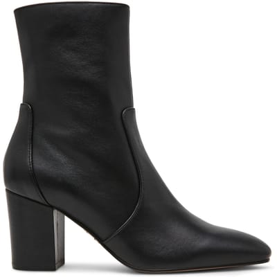 Steve Madden Crossbar Booties Black Leather Taglia: 42 | Stivali Outlet | Donna | Nero
