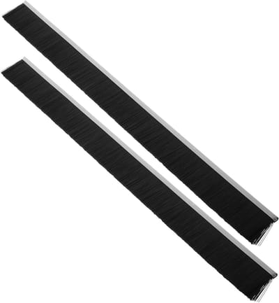 Borstels Brievenbus - Afsluitstrips Klep - Brievenbus Onderhoud - Stof en Waterdicht - 40 cm Lengte - Zwart