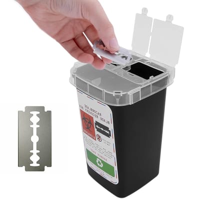 Dispenser voor Scheermesjes, Compacte Opbergdoos voor Veilig Scheermes, Ideaal voor Scheermesjes en Onderhoud