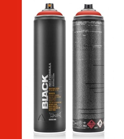 Montana BLACK EXTENDED 600ml Power Red