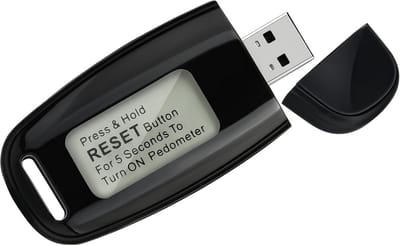 Stappenteller met Clip - Digitale Pedometer - Activiteit Meten - 3-Assige Sensor - 5.5 x 2.9 cm - Zwart