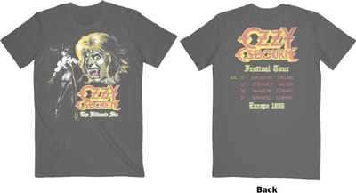 Ozzy Osbourne - Ultimate Remix Heren T-shirt - S - Grijs