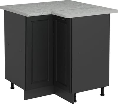 Vicco R-Line Hoekkast – 75.6 cm WB Marmer Antraciet landhuis