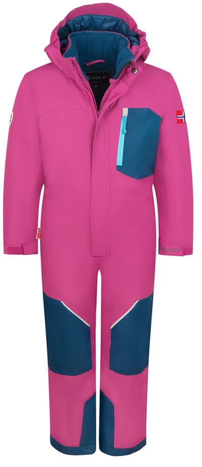 Trollkids Isfjord Xt Racepak Roze 110 cm Jongens,Meisjes