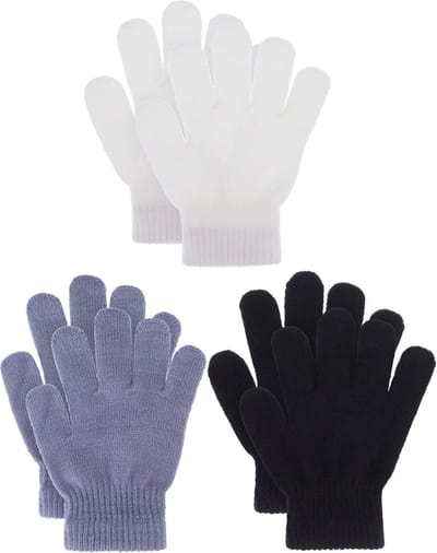 Zachte en Warme Gebreide Kinderen Handschoenen voor Jongens en Meisjes - Stretchy Winter Mittens voor Dagelijks Gebruik, Perfect voor Koude Dagen