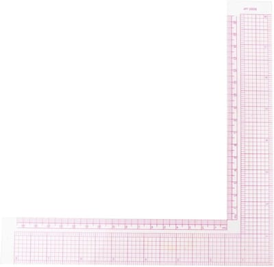 Sewing Ruler en Quilting Ruler voor Precisie in Kledingontwerp en Patrooncreatie - L-vormige Liniaal voor Naaiwerk en Modeontwerp (5808)