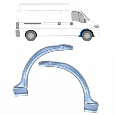 Reparatiepaneel voorste spatbord voor Fiat Ducato 1994-2006 / Links + Rechts