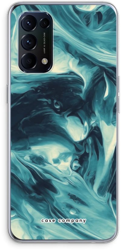 Case Company® - Hoesje geschikt voor Oppo Find X3 Lite hoesje - Dreaming About Whales - Soft Cover Telefoonhoesje - Bescherming aan alle Kanten en Schermrand
