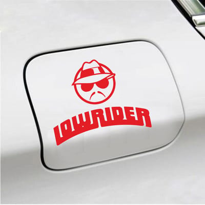 Bumpersticker - Low Rider - 12,5 X 15,6 - Rood