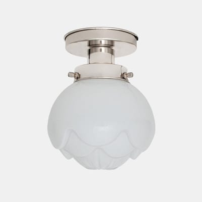 Plafonnière Paeonia 20's Nikkel - Art Deco Trade