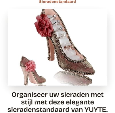 Dailygoods- Sieradenstandaard Uniek Design - Sieraden Organizer - Armband Houder - Ringenhouder - Sieradenboom - Duurzaam Materiaal - Sieradenhouder